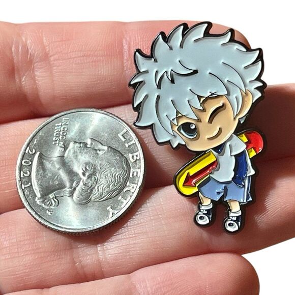 Hunter X Hunter Killua Enamel Pin - Picture 2 of 3